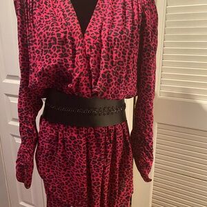 Zadig & Voltaire leopard mini dress